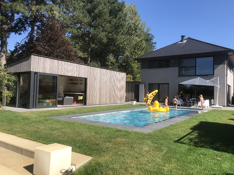 Pieter Vansteeger Poolhouse te Waarschoot Waarschoot